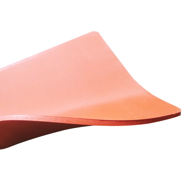 
High temperature resistant cellular rubber sheet products 