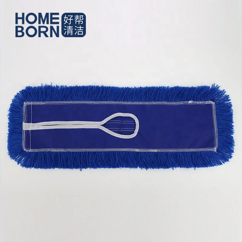 Xingtai 60cm flat cotton dry mop heads colorful cotton mop refill floor mop with pads