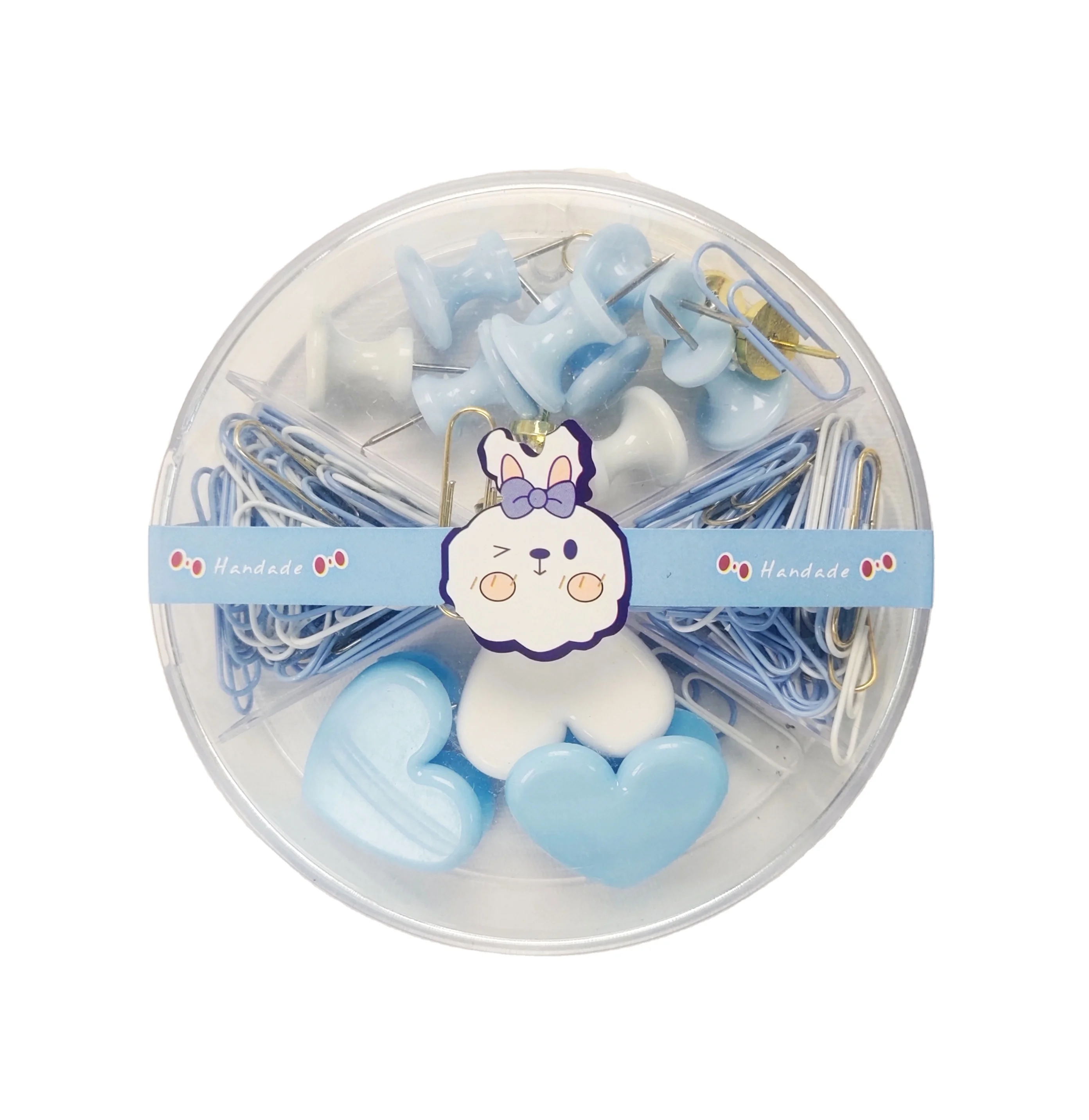 Заводская поставка красочные скрепки канцелярские принадлежности набор канцелярских принадлежностей