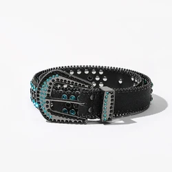 Заводская распродажа, высококачественный ковбойский пояс со стразами