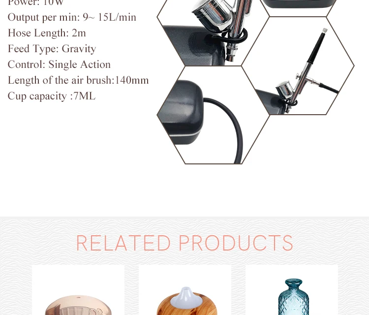 Недорогой Мини-спрей для ногтей, воздушная кисть для татуировки, набор для макияжа