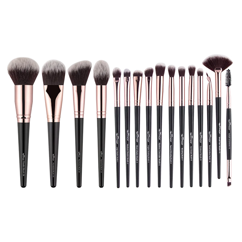 16Pcs Tresluces Brushes Professional Foundation Eyeshadow blending Face Cosmetic Makeup Brush Set