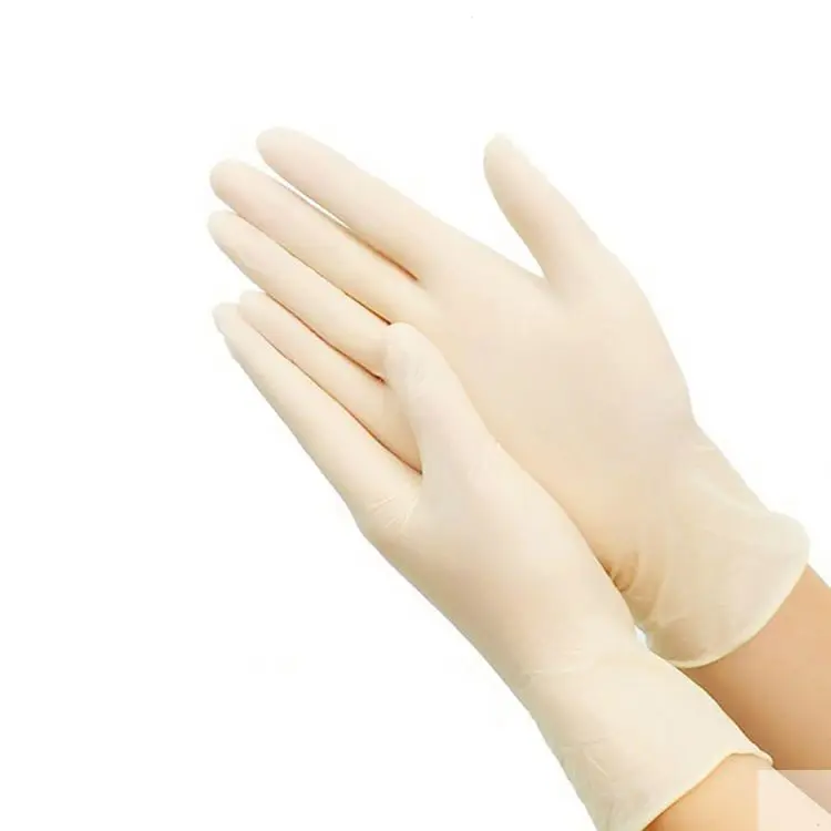 Wholesale Prices Latex Gloves White Disposable Gloves Surgical Glove Latex