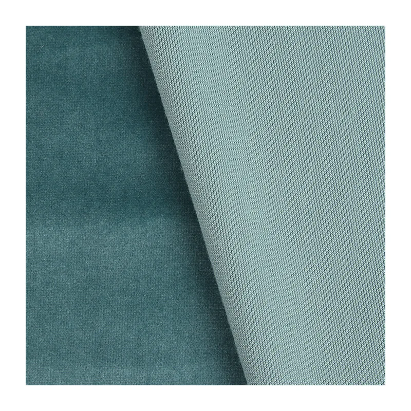 Double sided velvet planting velvet fabric deer skin velvet pocket fabric in stock