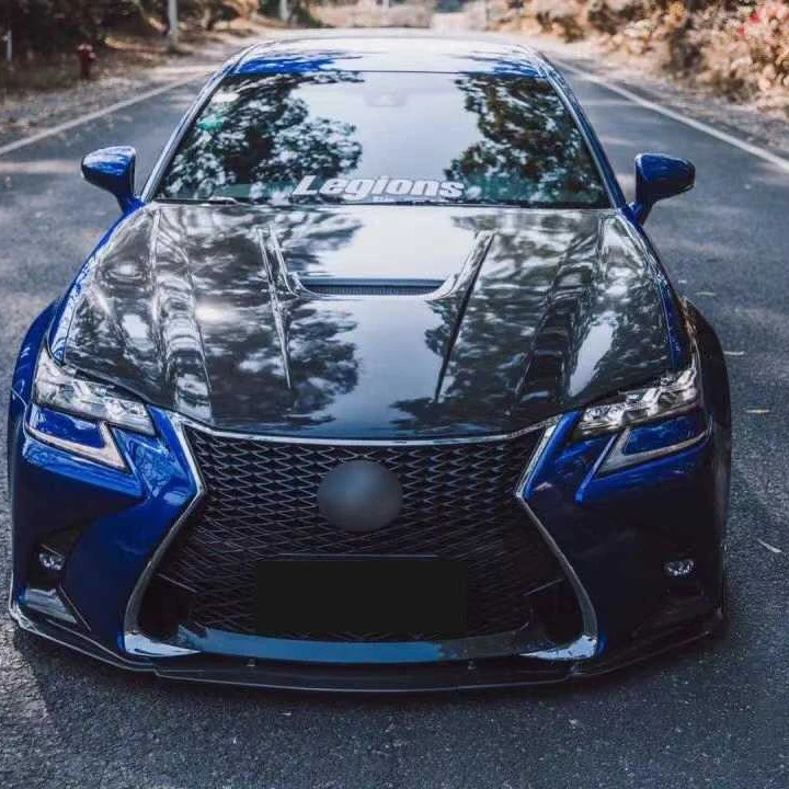 Factory wholesale suitable - lexus GS RCF carbon fiber cover opening design high fit real car installation custom