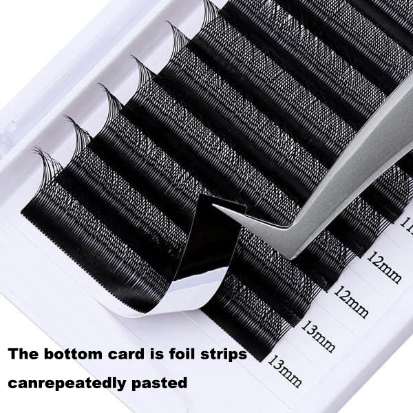 High Quality Trefoil W Natural Lashes Popular 100% Real Siberian 3D W Private Label Custom YY  Lash Extension