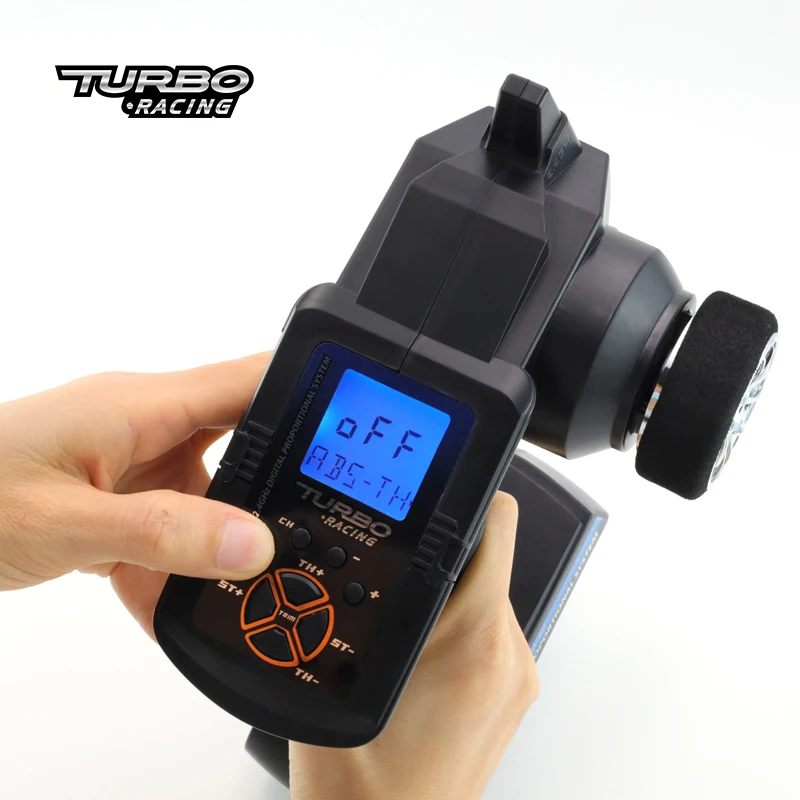 P62 Turbo Racing 4CH 2.4G Wholesale  VT System LCD Display Radio Transmitter Remote Controller and Receiver for RC Car Boat