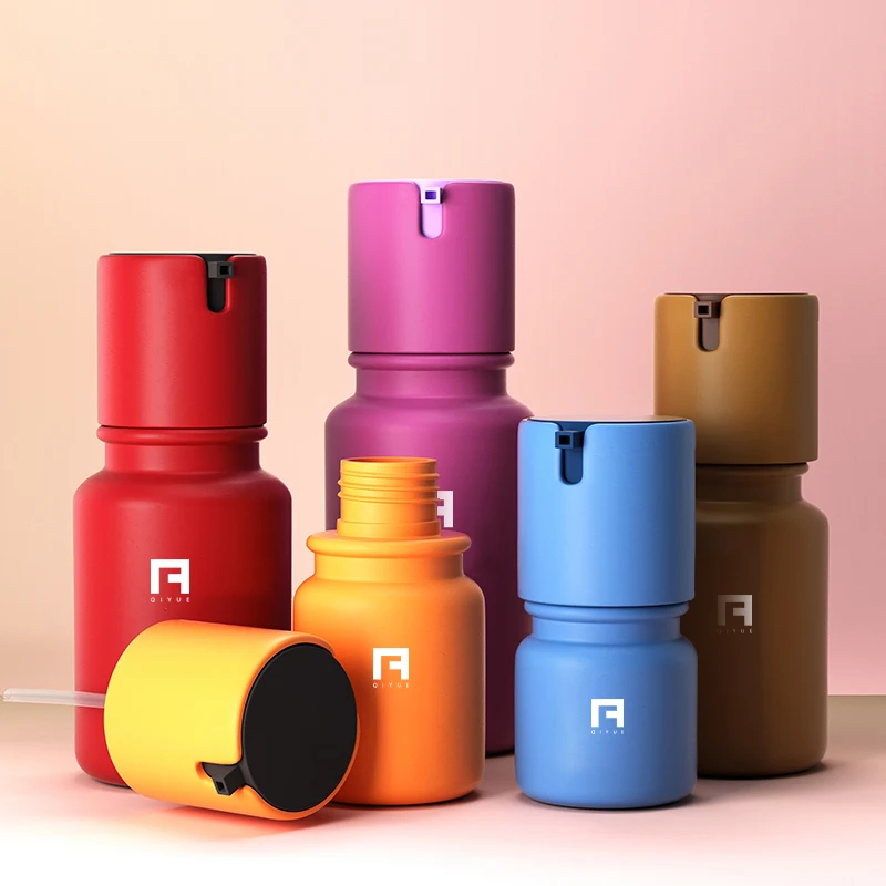 Skincare Sample Bottle 30g 40ml 60ml 100ml 130ml 160ml Purple Lotion Bottle Luxury Packaging Cosmetics Cosmetic Packaging