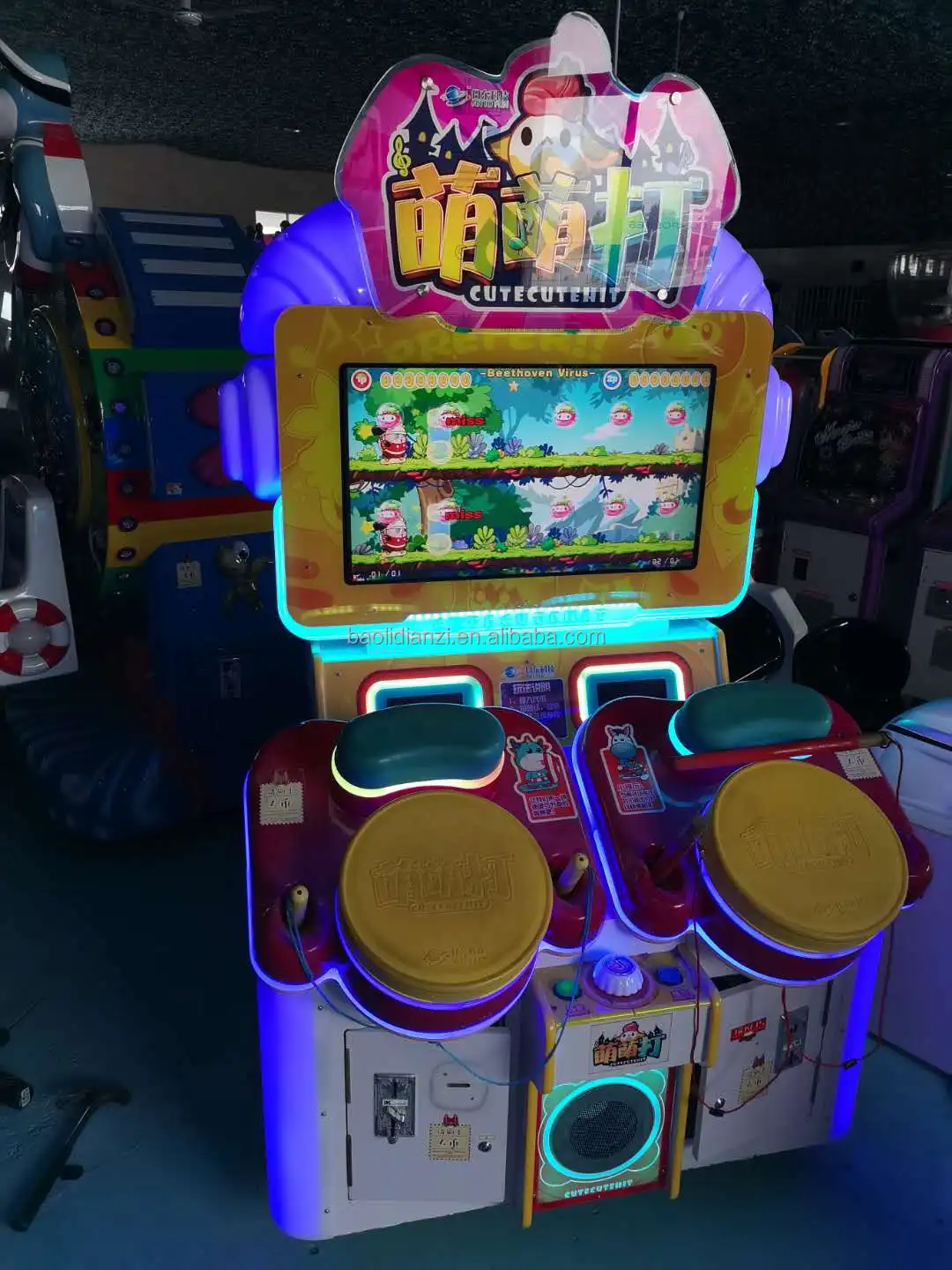 Игровой автомат Mengmeng с монетоприемником и печатной платой