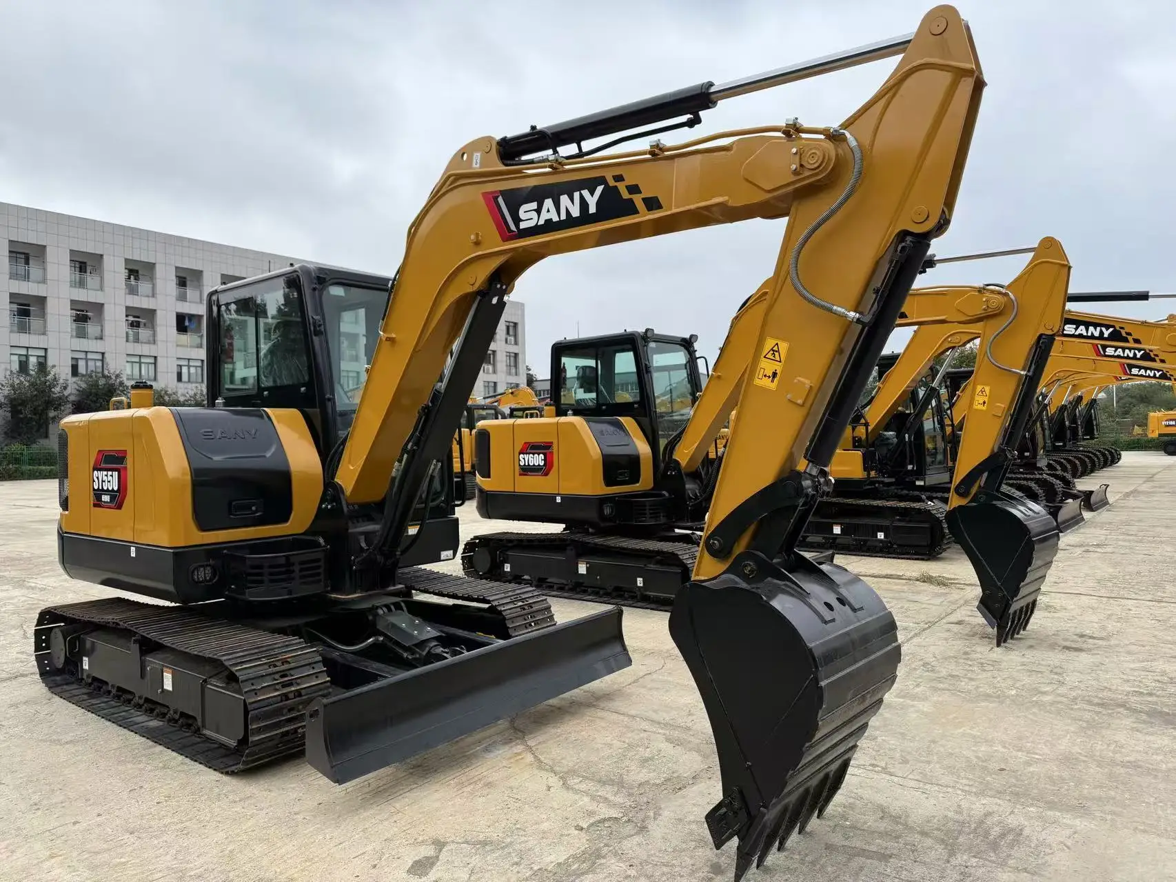 Экскаваторы Sany sy55 6 тонн sany sy55c sy55c-10 sy55u pro гусеничный экскаватор SY55U Китай