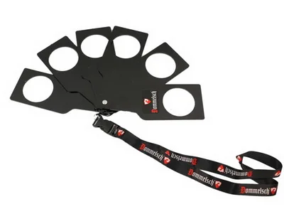 Plastic beer racks foldable beer cup holder