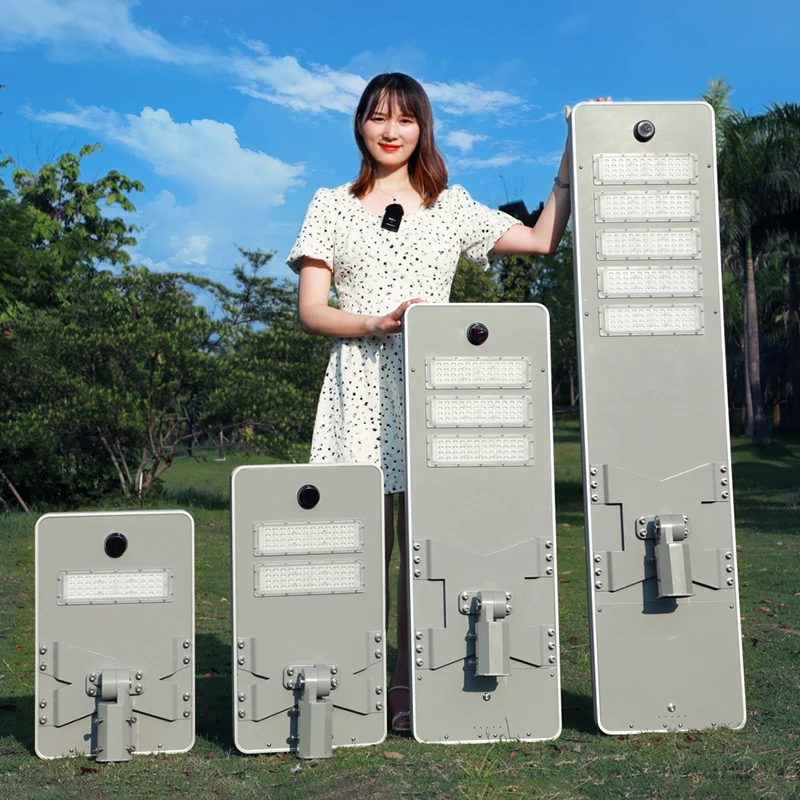 ALLTOP Outdoor Lampara Waterproof Street Light Ip65 50w 100w 150w 200w 250w 300w Integrated All In One Led Solar Street Lamp