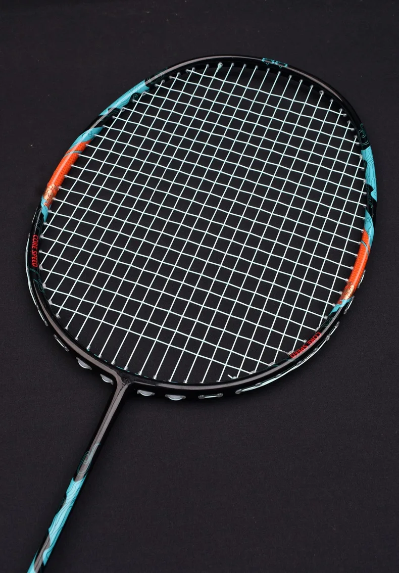 Wholesale 4U Weight High Tension Badminton Racket Durable Carbon Fiber Badminton Racket With High Quality Hand Glue for Sports