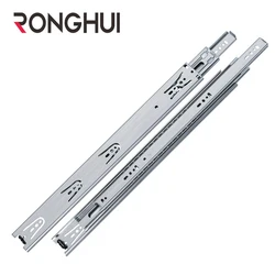 Telescopic Slide 45MM Drawer Slide Stainless Steel Ball Bearing Drawer Slide For Kitchen Cabinet