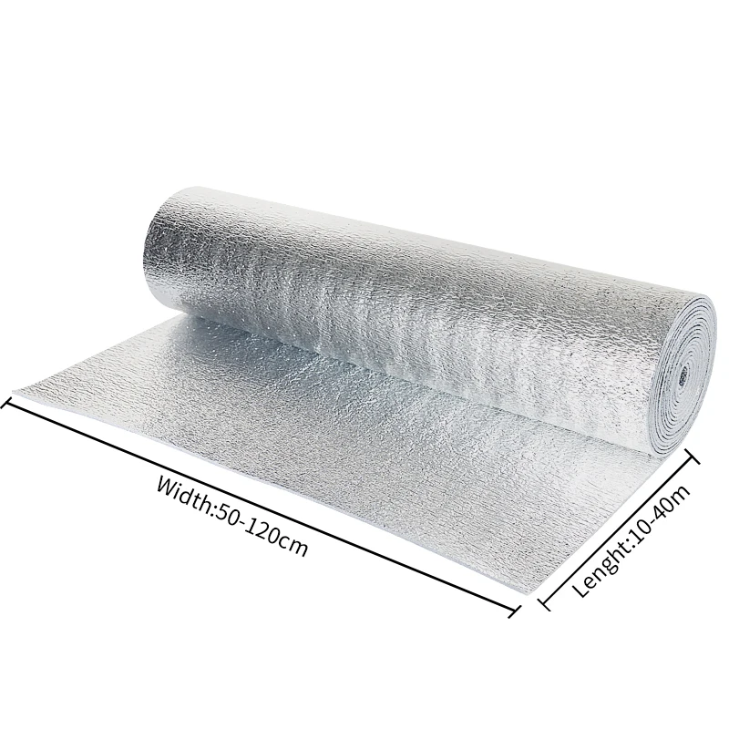 Moisture Resistant Thermal Foam Insulation Aluminium Foil Foam Blanket Insulation