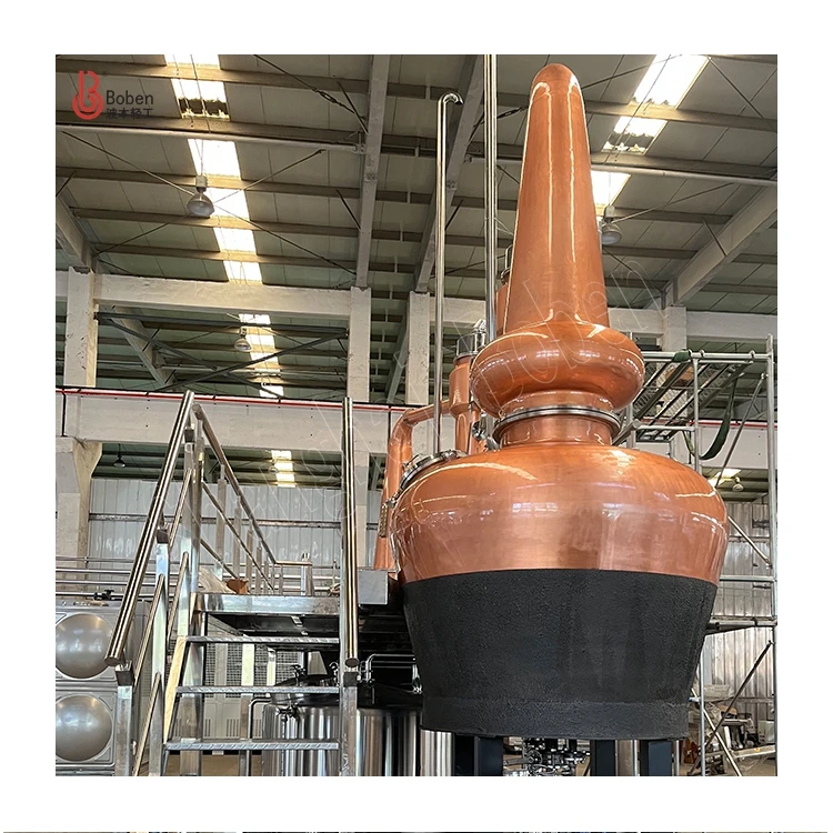 Factory copper stills pot still whiskey distiller Supplier
