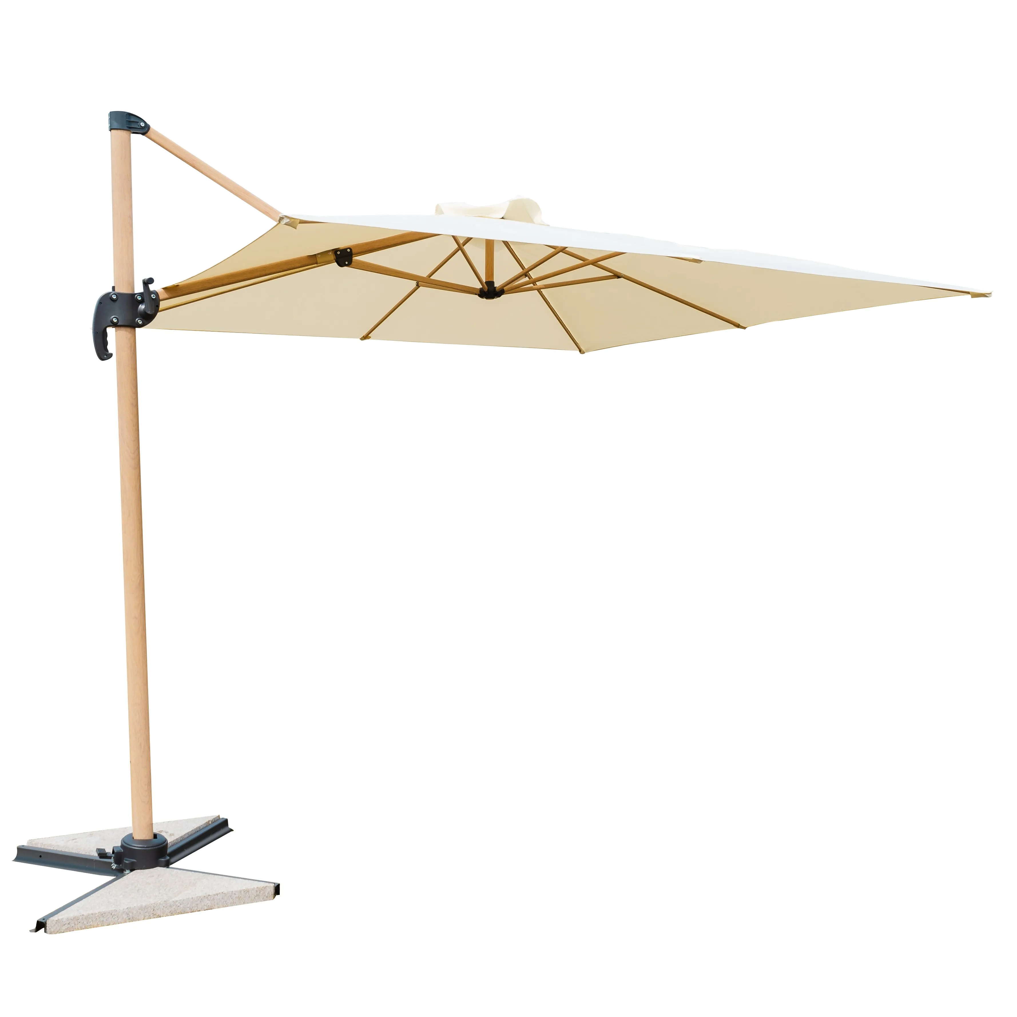 Outdoor Furniture Garden Double Canopy Umbrella Cantilever Large Parasol 2.5*2.5 M Patio Parasol Economic Umbrellas