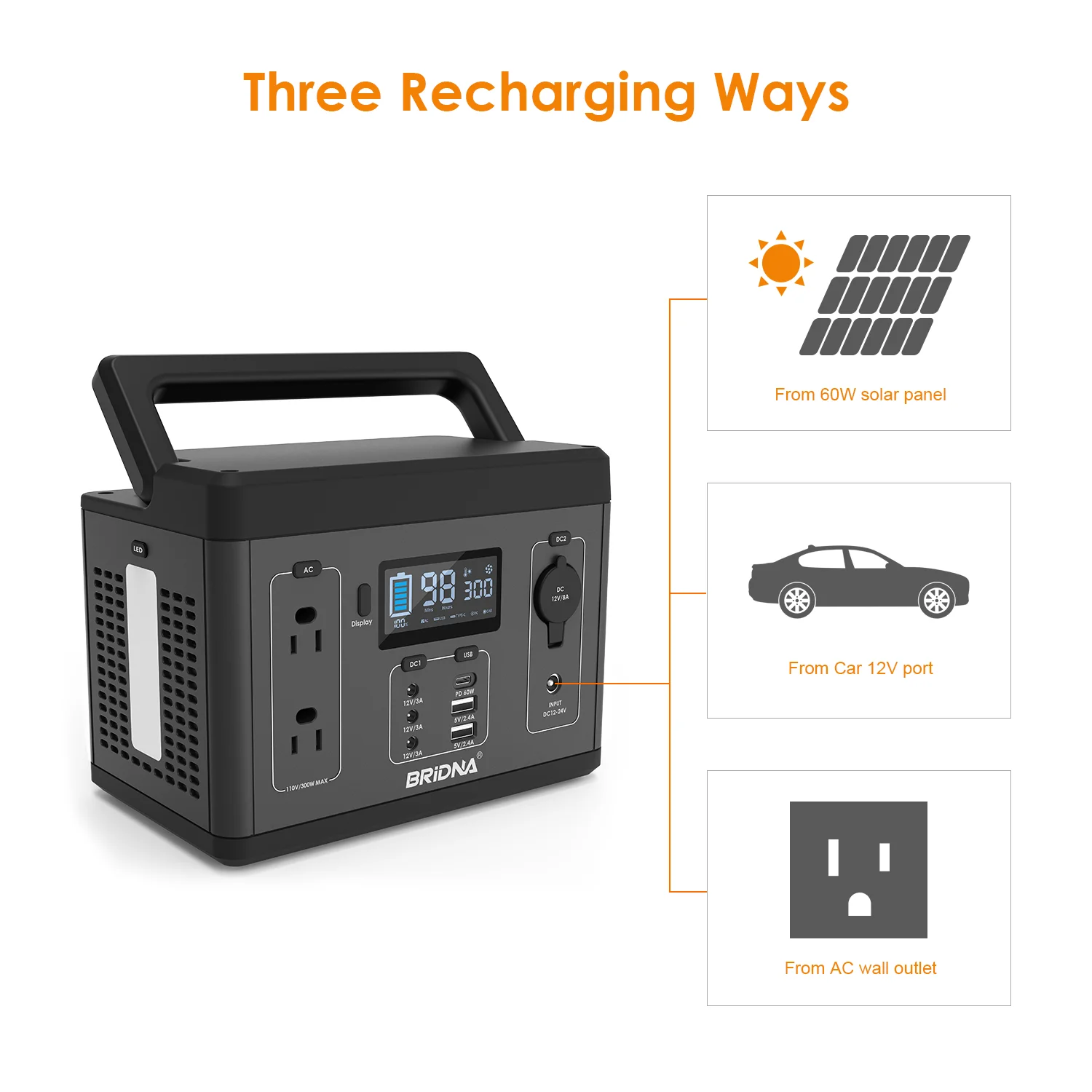 Wholesale Portable 300W Smart Solar Ups Panel Power Storage Generator with Lithium Ion Battery