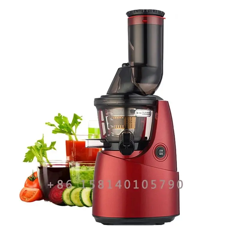 automatic big wide mouth slow cold press fruit Maker juicer extractor machine