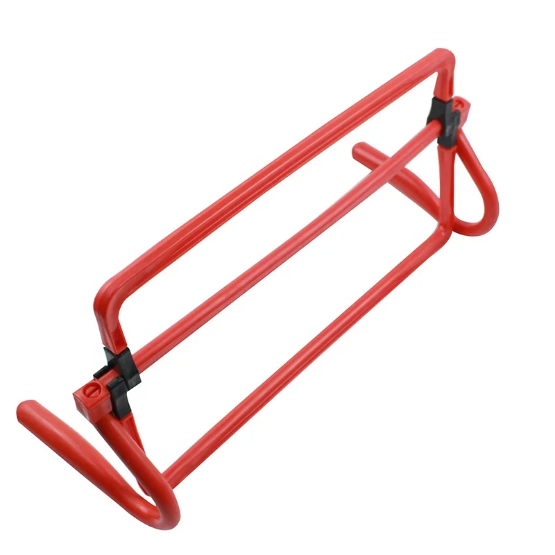 Hot Adjustable Folding Agility Pole Speed Hurdles with Adjustable Height Extenders Mini Hurdle Remover Able for Jumping Running