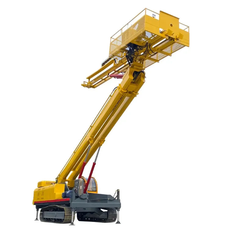 Dth rock drill rigs high lifting anchoring drilling rig