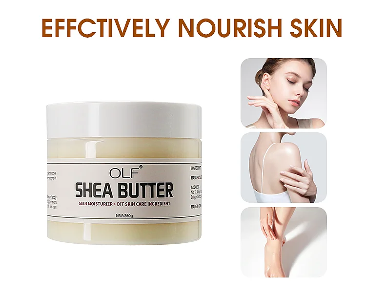 Dropshipping Vegan Body Butter With Natural Fragrance Wholesale Logo Body Butter Whitening And Lighting Cream