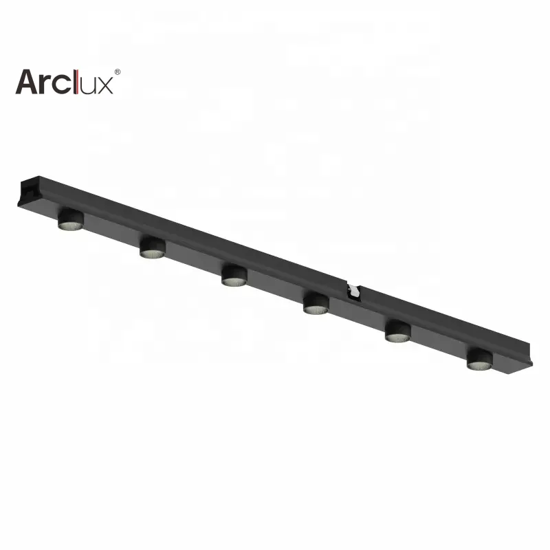 Arcllux 15 мм 6 Вт мини-антибликовый линейный алюминиевый профиль с магнитным трековым линейным светом CE ROHS
