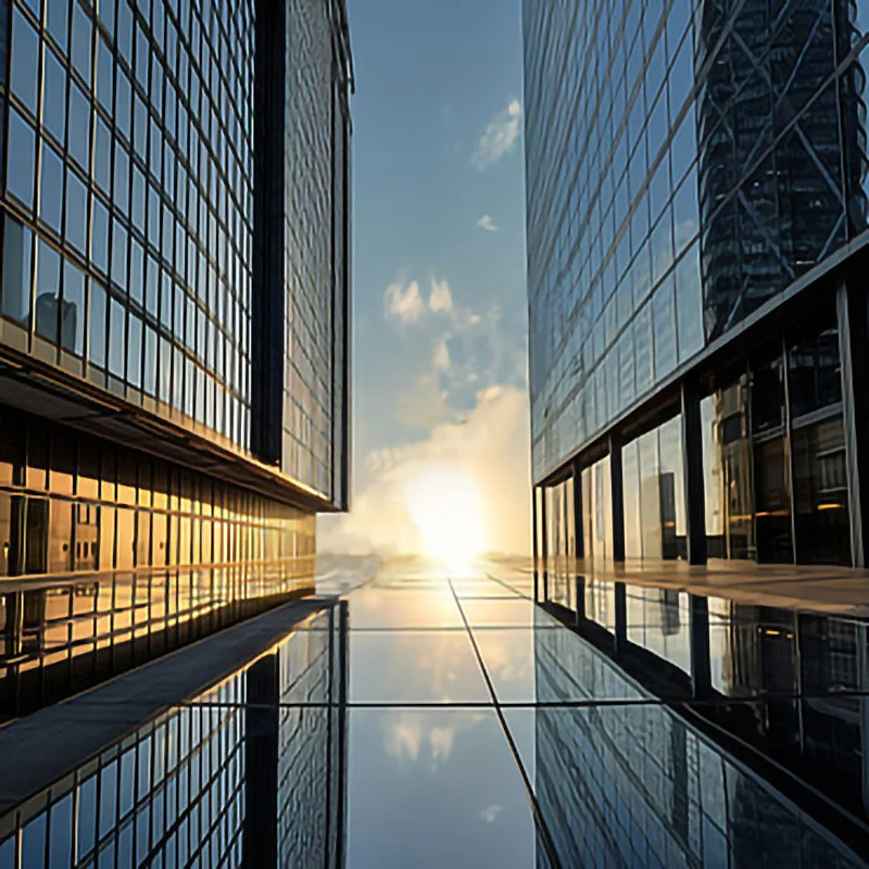 Glass Facade Building Stick System Glazed Curtain Wall Unitized Structural Glazing Curtain Wall