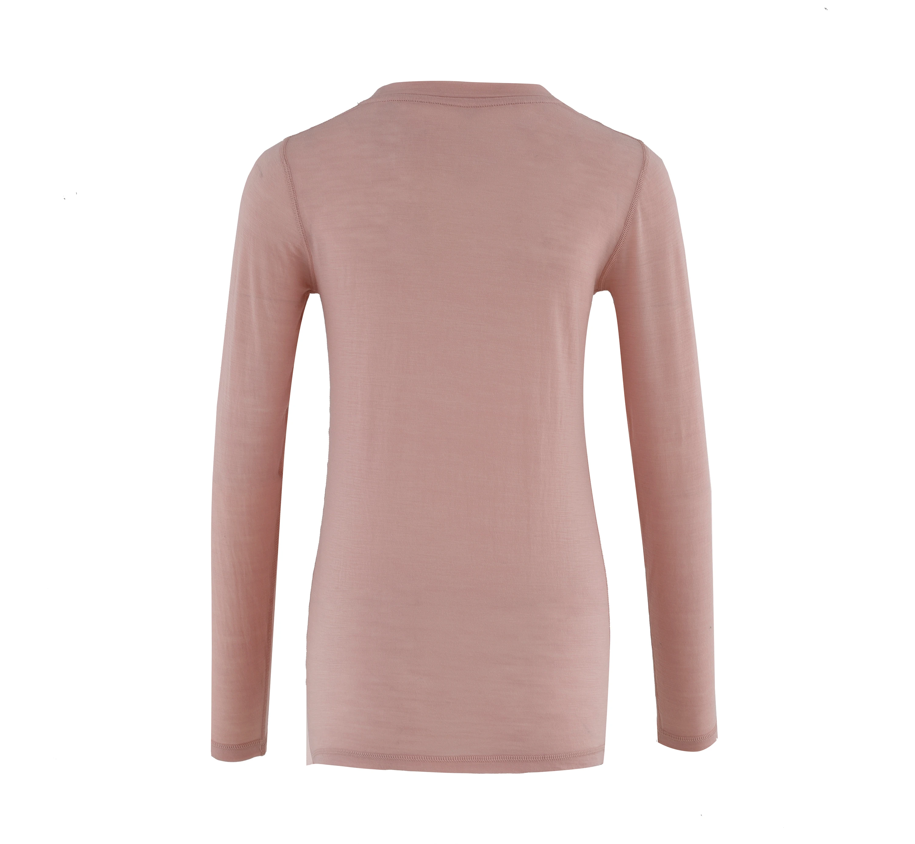 Autumn merino wool base layer top long sleeve t shirt women