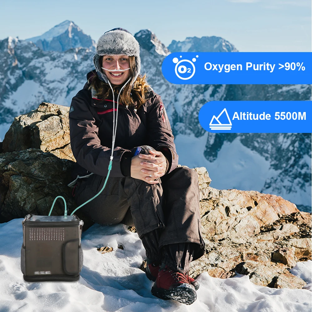 Medical portable oxygen generator  homeuse For Travel oxygen hyperbar chamber  Mini oxygene concentrator