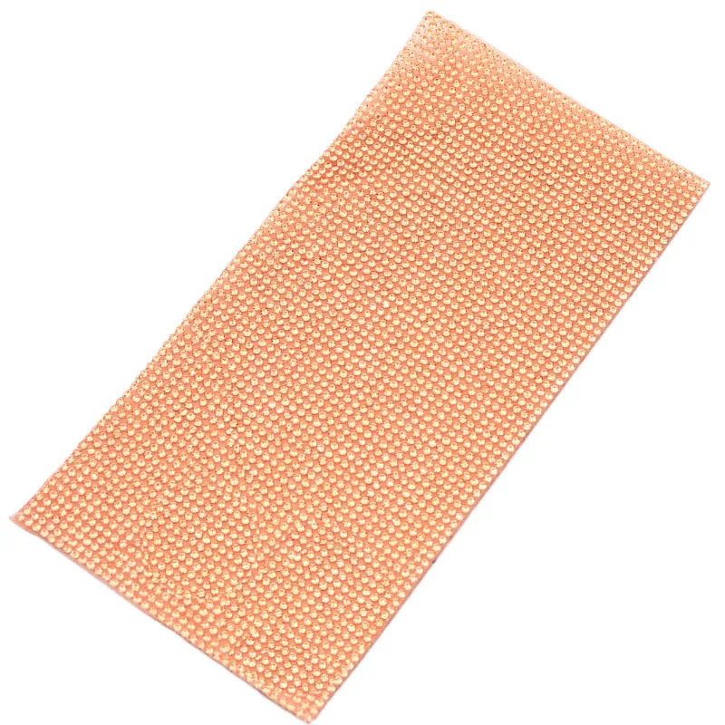 
Crystal Rhinestone Trim Hotfix Strass Crystal Mesh Banding Bridal Beaded Applique in Sheet for Dresses with 2mm Rhinestones 