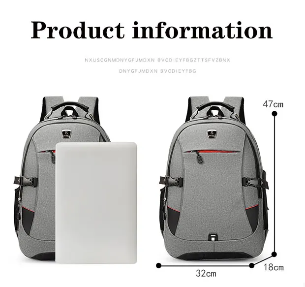 fashion style computer cases 15.6 inch stylish notebook toploader laptop portable backpack with coded lock black racing bag