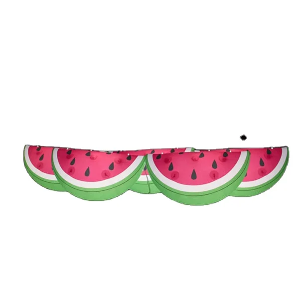 Customized Inflatable Watermelon Model Inflatable Fruit Shaped Balloon Blow up Watermelon With LED Light