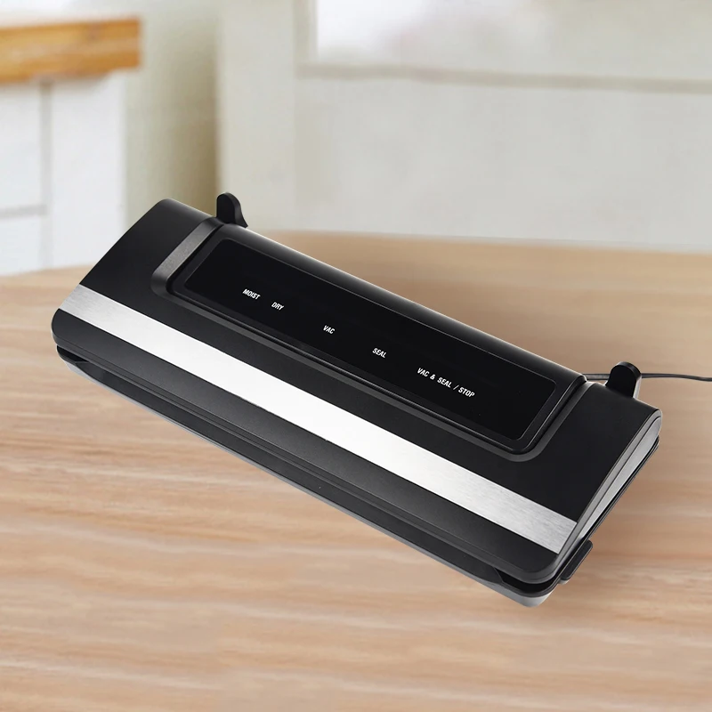 Food Preservation Machine with Touch Screen Space Saving W/ Moist & Dry Food Modes Automatic Food Vacuum Sealer