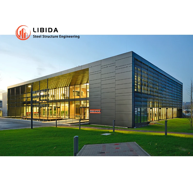 ODM/OEM Free Drawing Metal Prefabricated Building Steel Structure Engineered Shopping Mall Working Office Building