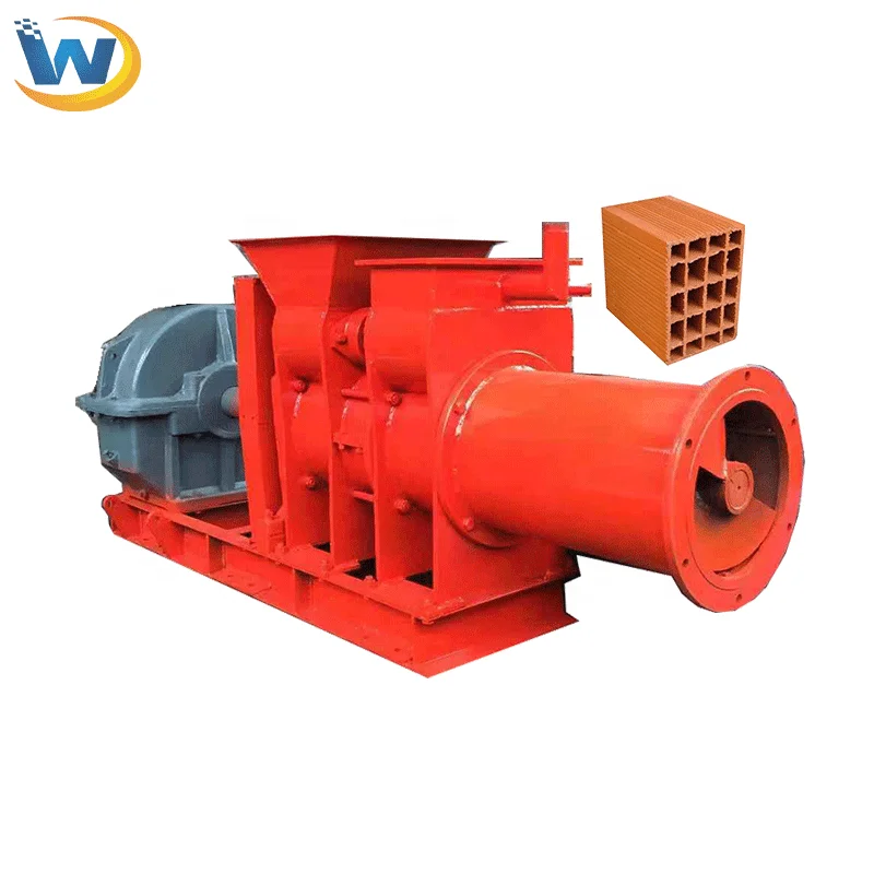 Low Investment Vacuum Extruder for Clay Brick Factory Sale Vacuum Extruder for Clay Brick Making Machine Clay Brick Extruder