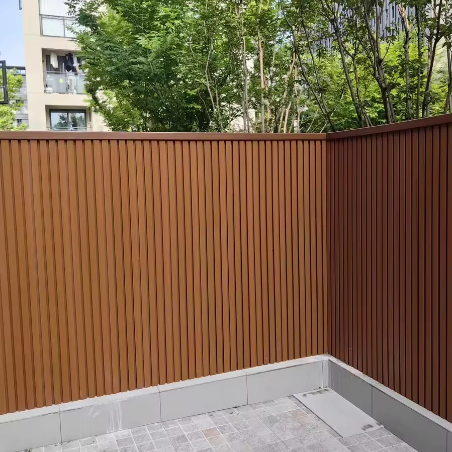 Interior or Outdoor 3D PVC Slat Decorative Wood Grain Plastic Composite Cladding Waterproof WPC Exterior Wall Panel Board