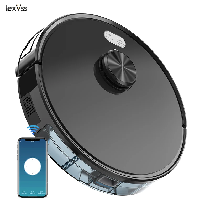 New Product Wireless Vacuum Cleaner Positioning Vacuum Cleaner Robot Support Google Voice Control Mini Vacuum Cleaner for Home