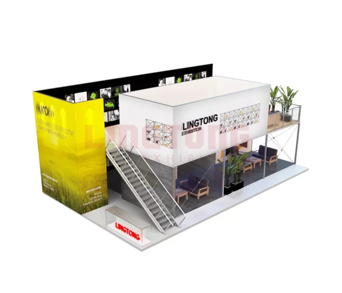 Модульная алюминиевая система с двойным палубом сертификат TUV два этапа полом для выставки