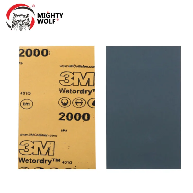  Китайская поставка 3M 401Q влажная или Сухая наждачная бумага для автомобильной
