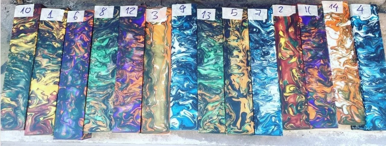 New Design Colorful Handles For Kitchen Knives - EPOXY Type