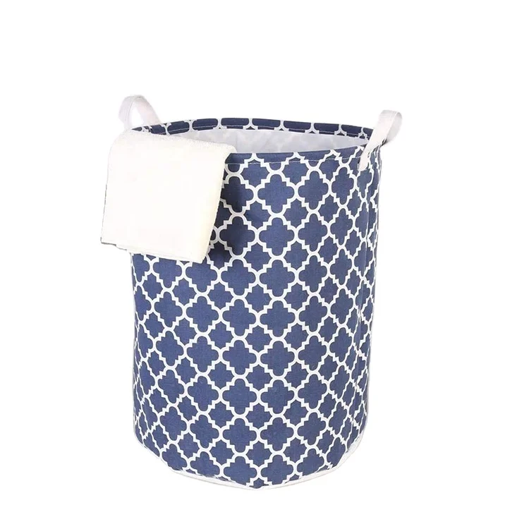 Large waterproof fabric baby toys laundry baskets clothes storage bin foldable kids gift bin customized