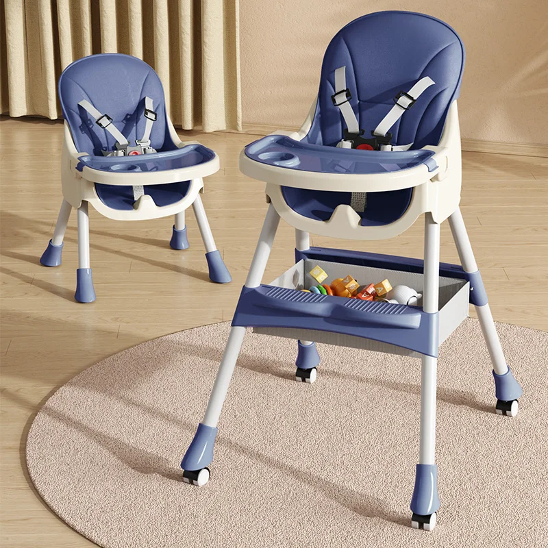 Wholesale low Price High Quality Plastic Kids Chair Home 3 In 1 Babies High Chairs Safety Baby Eating Chair