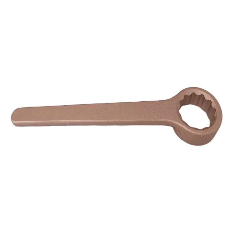 Tianjin China Factory Non Sparking Hand Tools Beryllium Copper Single  Box Wrench 55mm