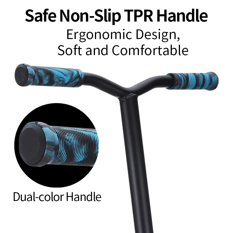 Customized Design rainbow Freestyle 360 T Shape Extreme Pro Stunt Adult Scooter