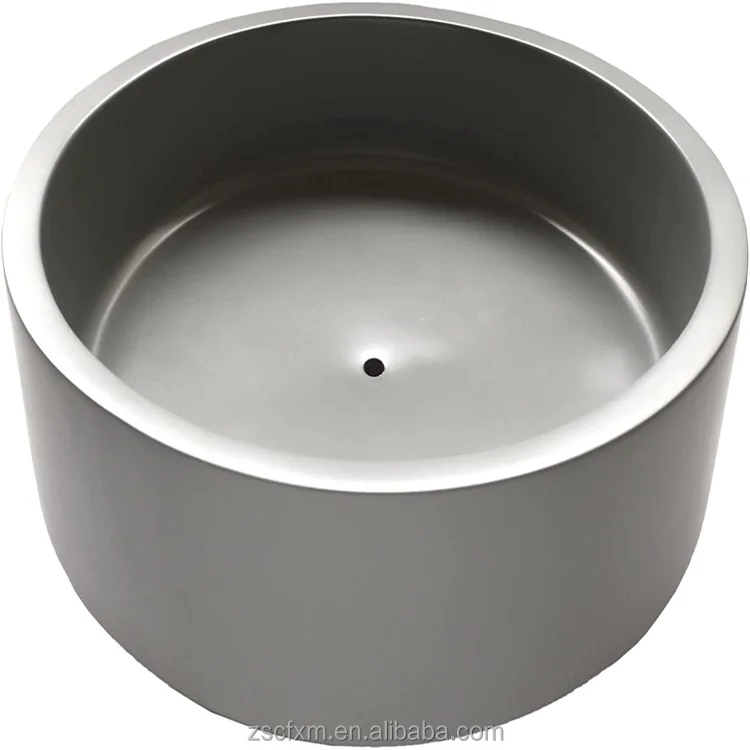 Outdoor Plain White Color Nordic Style Large Ceramic Magnesium Oxide Flower Pot For Garden