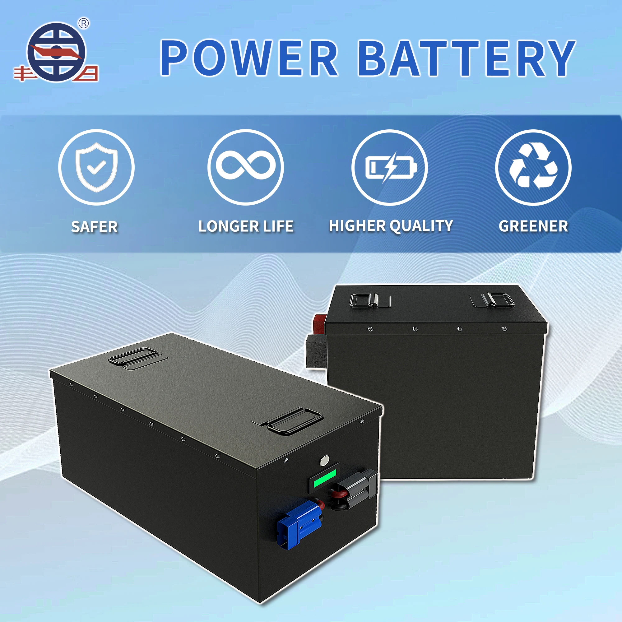 Fengri Intelligent Mobile AMR Robot Lithium-ion battery for AGV/ AMR battery 12V 24V 36V power batteries LFP cell