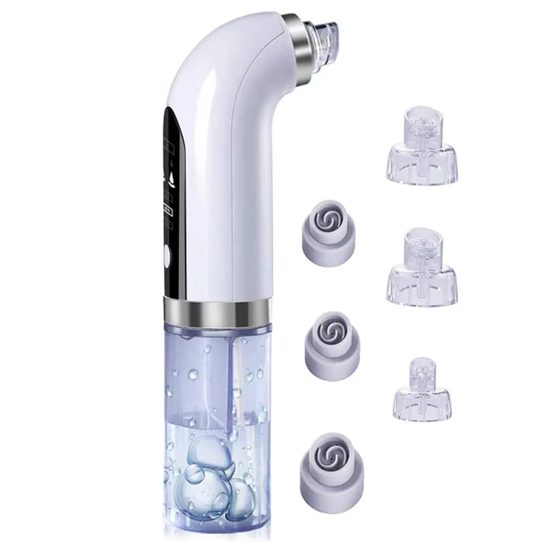 Innovative New Trending Design Pore Cleanser 6 Suction Probes Water Circle Vacuum Blackhead Remover