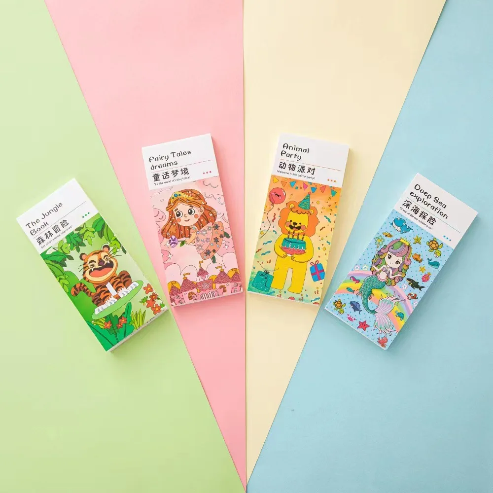 Bview Art Pocket Multiple Themes Magic Watercolor Painting Book for Kids