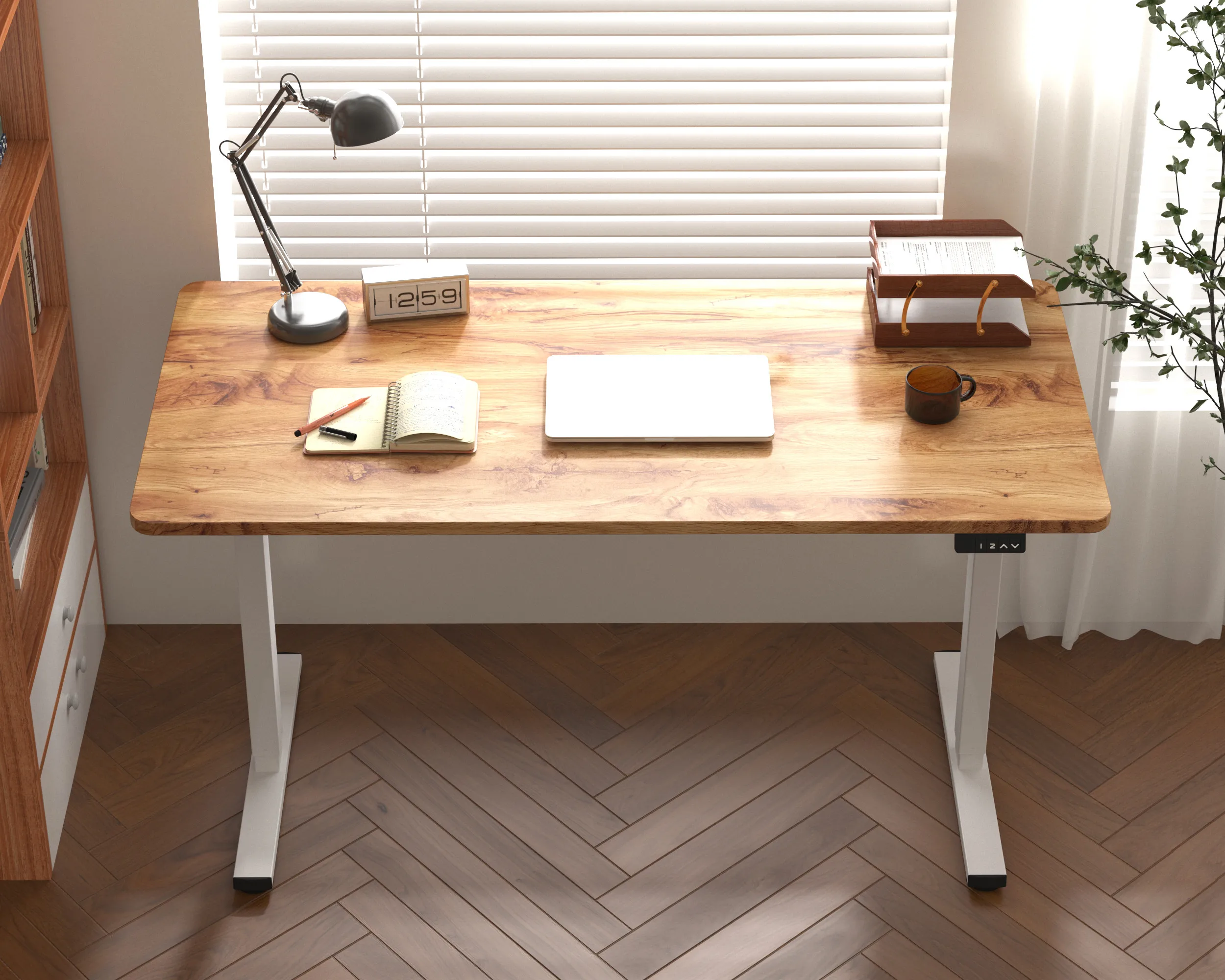 Best Selling ODM Single Motor 2 Stages Legs Electric Desk Height Flexible Adjust Stand-sit Table For Office and Home